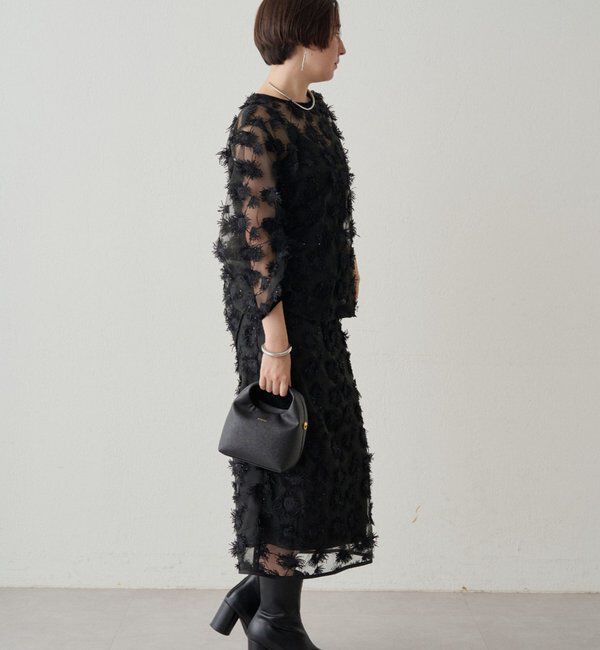  「【Atelier N5/アトリエヌメロサンク】ジャガードシアーブラウス」|シャツ・ブラウス|