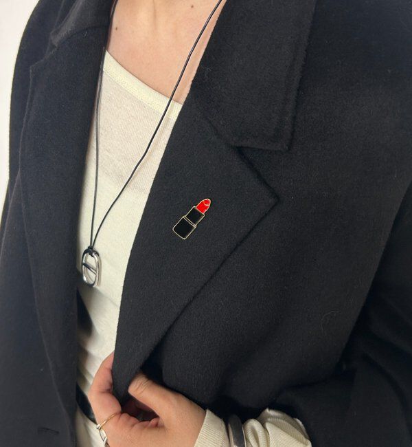  「【@iristagramuuコラボ！/GALENA】Lip Stickピンバッジ」|リング|