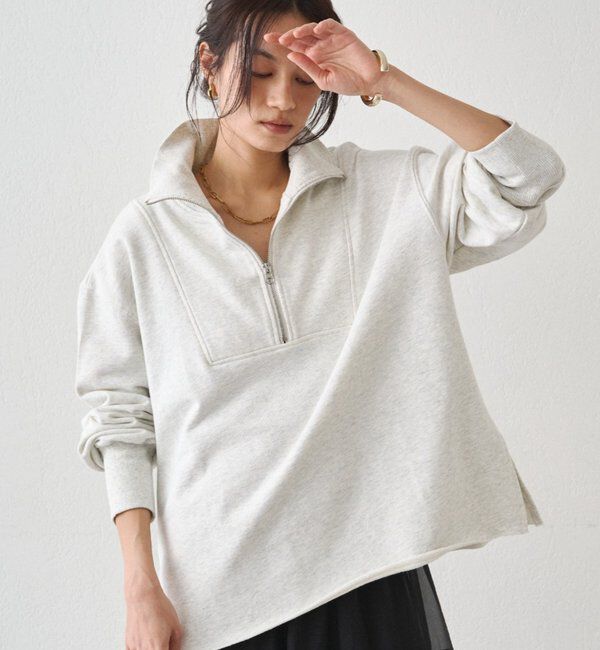  「ハーフZIPプルオーバー」|Tシャツ・カットソー|