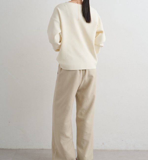  「麻調合繊タックパンツ」|チノ|