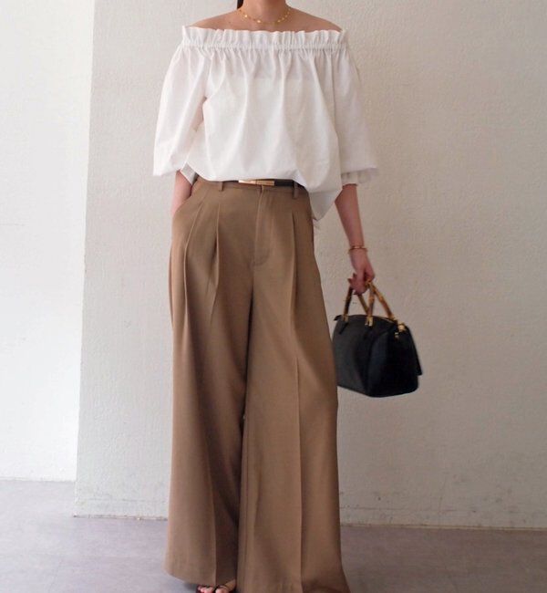  「オフショルブラウス」|シャツ・ブラウス|