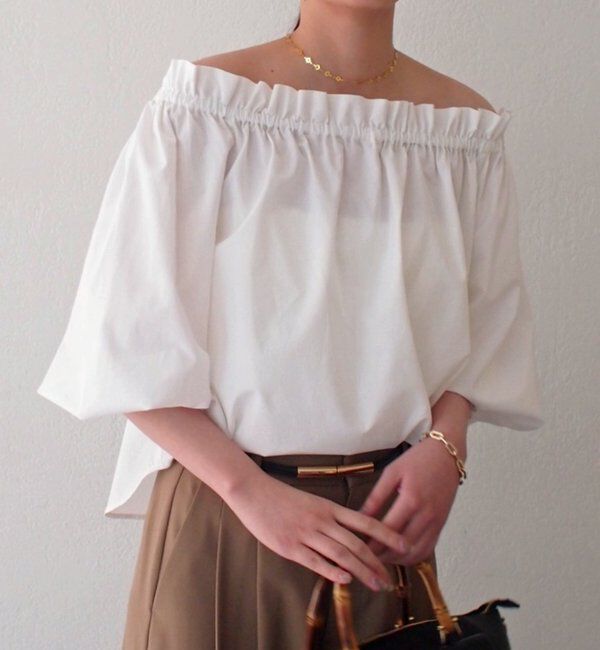  「オフショルブラウス」|シャツ・ブラウス|