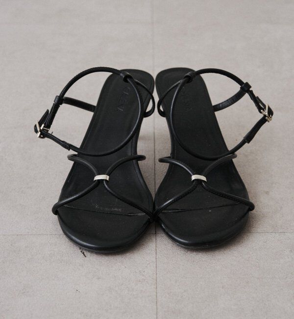  「【GALENA/ガレナ】メタルポイントヒールサンダル」|サンダル|