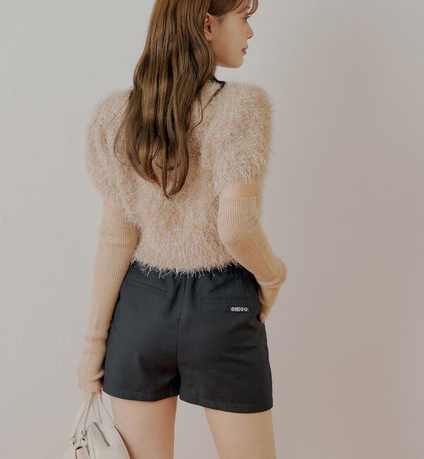  「フロントタックショートパンツ」|チノ|