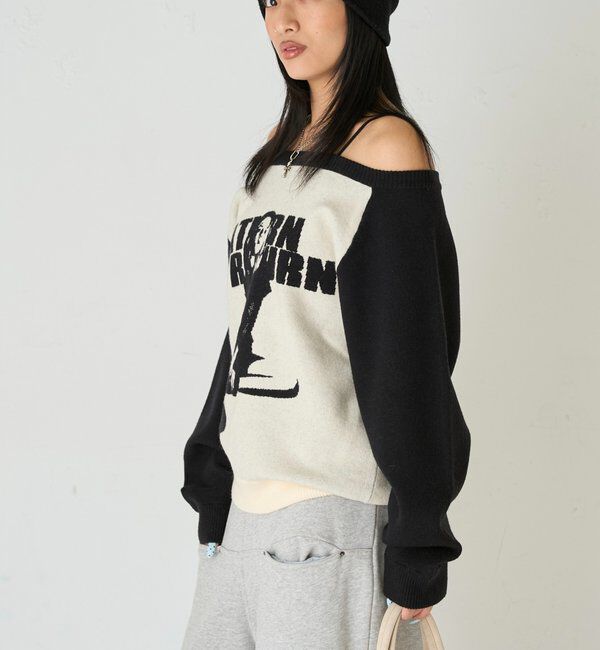  「シャーロットオフショルニット」|ニット・セーター|