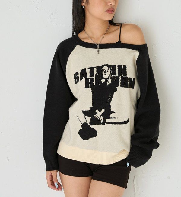  「シャーロットオフショルニット」|ニット・セーター|