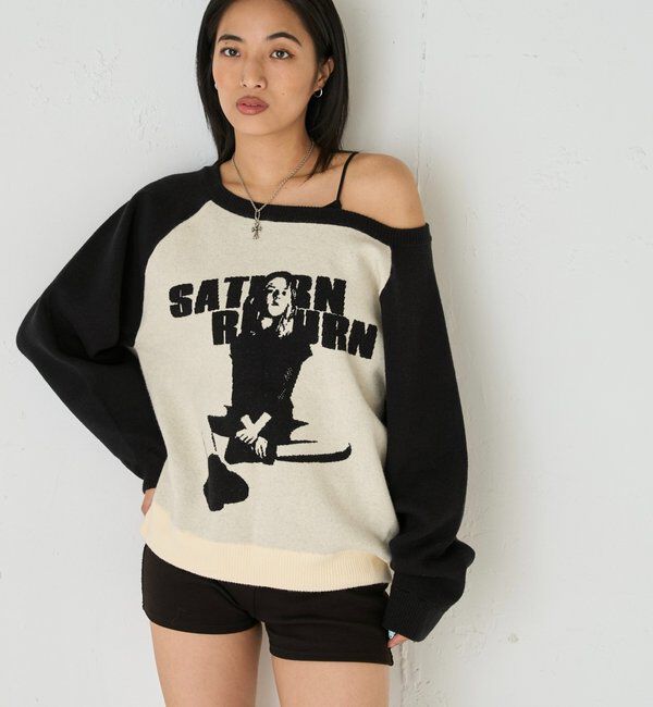  「シャーロットオフショルニット」|ニット・セーター|