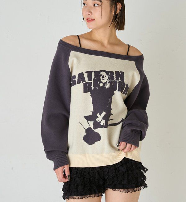  「シャーロットオフショルニット」|ニット・セーター|