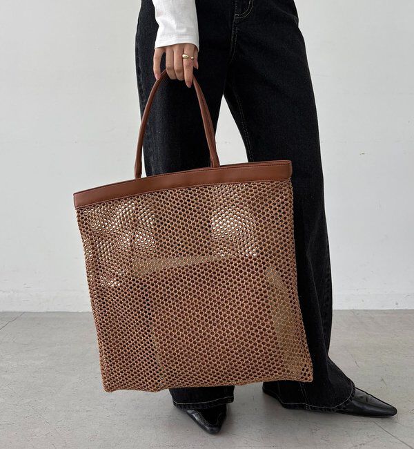  「スクエアメッシュトートバッグ」|トートバッグ|