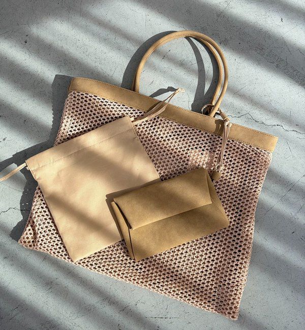  「スクエアメッシュトートバッグ」|トートバッグ|