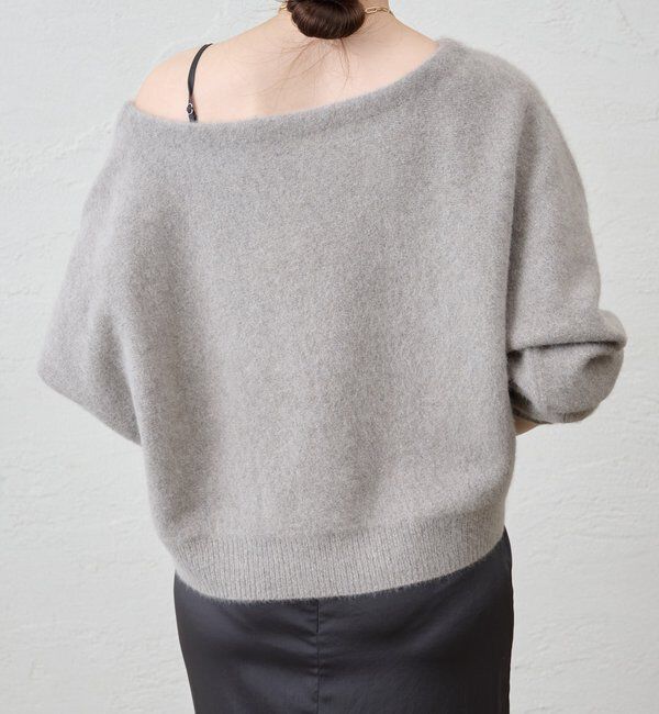  「ファーウールオフショルニット」|ニット・セーター|