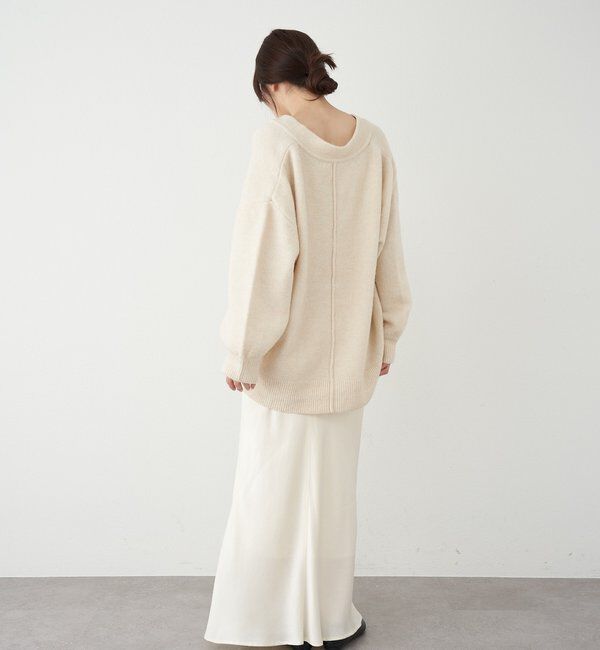  「【@kanako_ikiコラボカラー】【全骨格キレイ見え】ウェーブネックニット」|ニット・セーター|