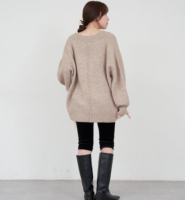  「【@kanako_ikiコラボカラー】【全骨格キレイ見え】ウェーブネックニット」|ニット・セーター|