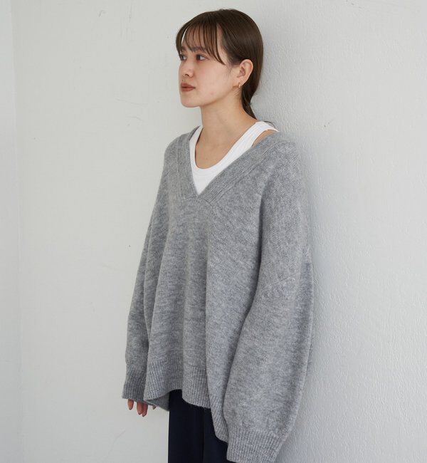  「【@kanako_ikiコラボカラー】【全骨格キレイ見え】ウェーブネックニット」|ニット・セーター|