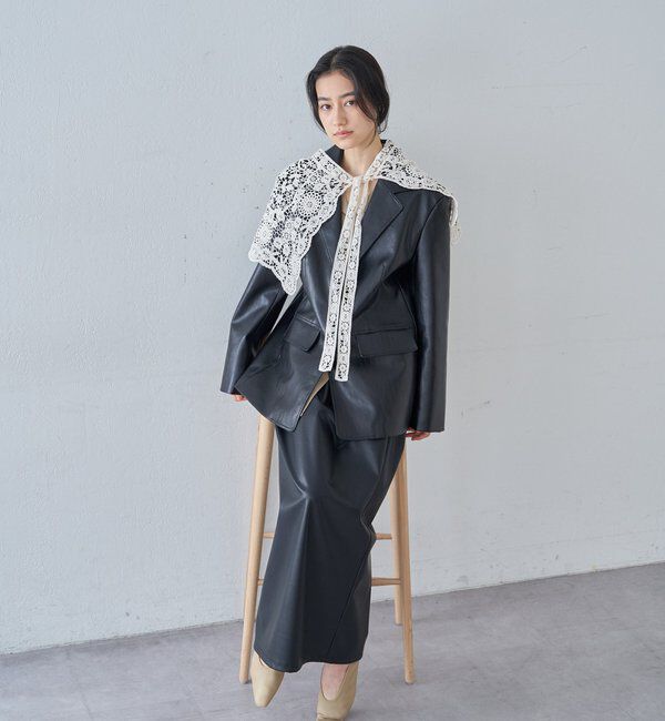  「レザーテーラージャケット」|テーラードジャケット|