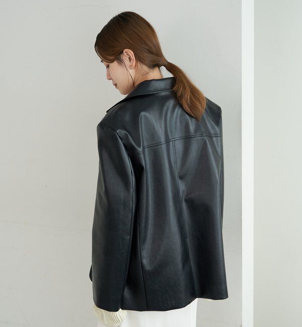  「レザーテーラージャケット」|テーラードジャケット|