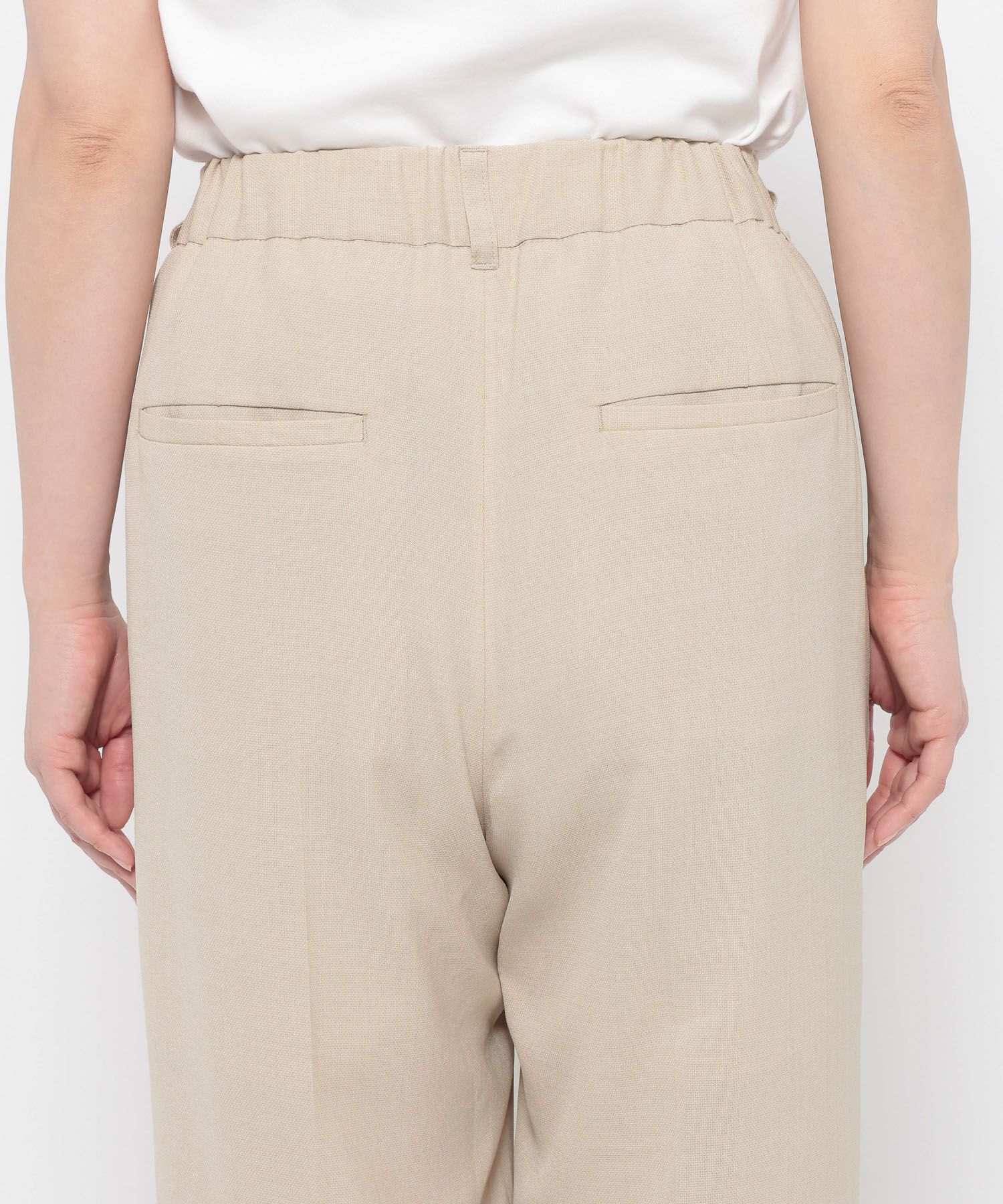 LOWRYS FARM「バスケットワイドパンツ」|スラックス|