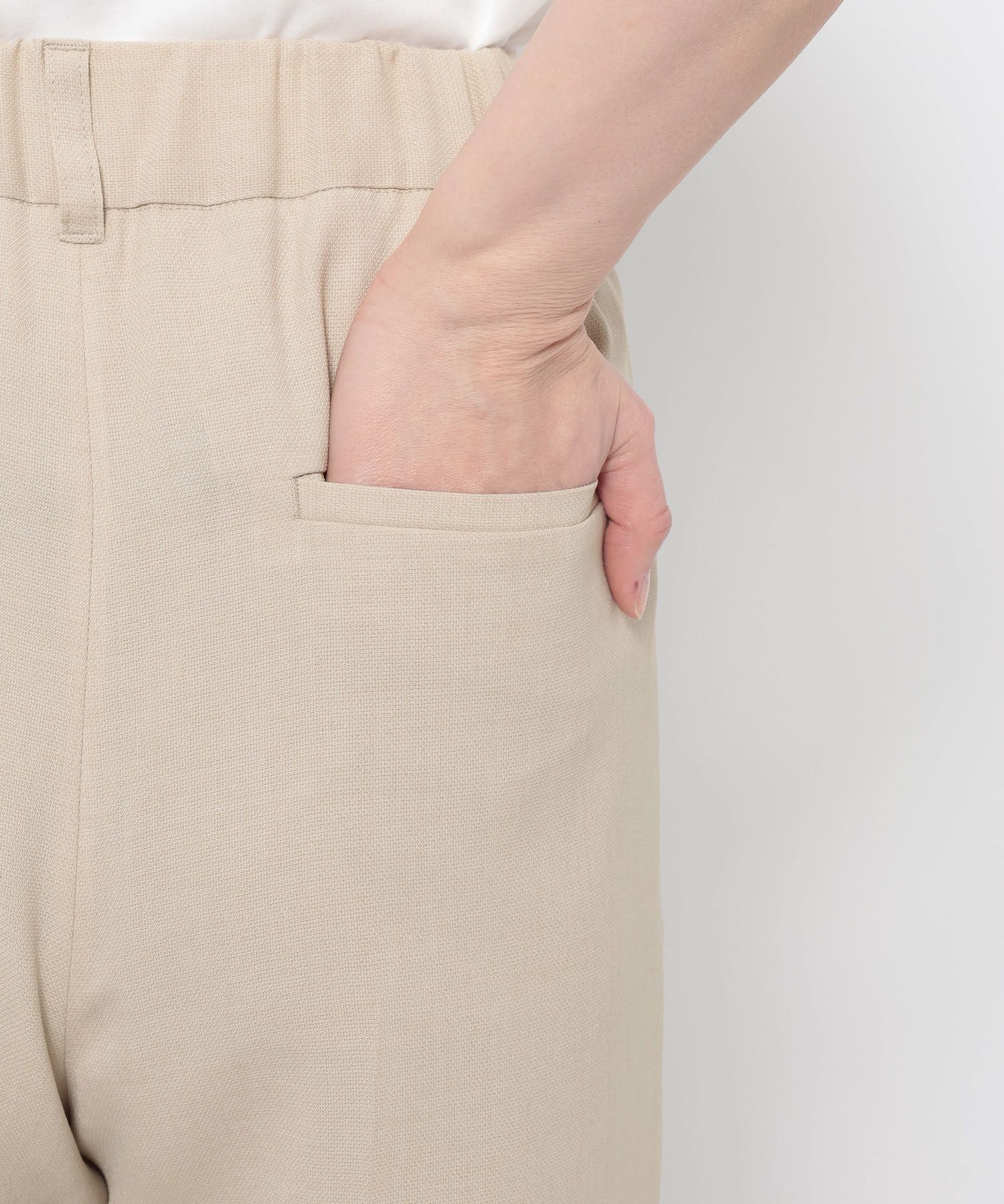 LOWRYS FARM「バスケットワイドパンツ」|スラックス|