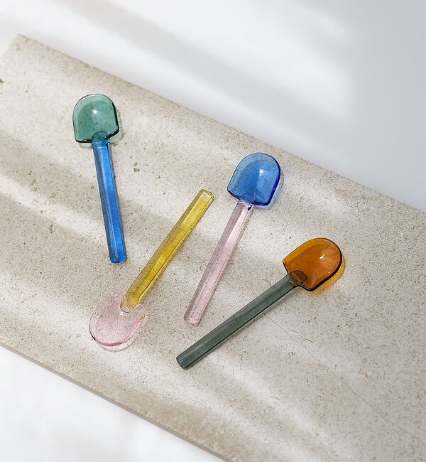 collex「【amabro/アマブロ】 SNOW SHOVEL  耐熱ガラス ティースプーン」|食器・キッチングッズ|