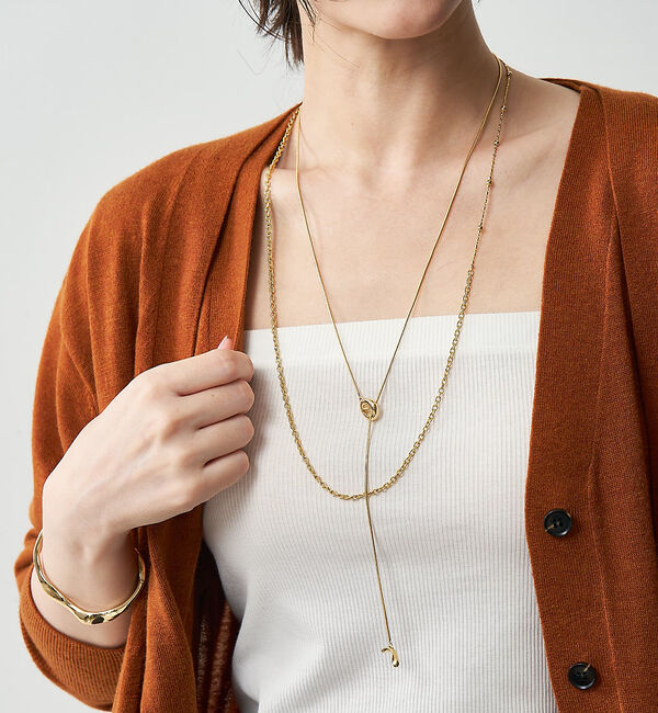 collex「【dignif】【金属アレルギー対応】 Y字モチーフ2WAYネックレス」|ネックレス|