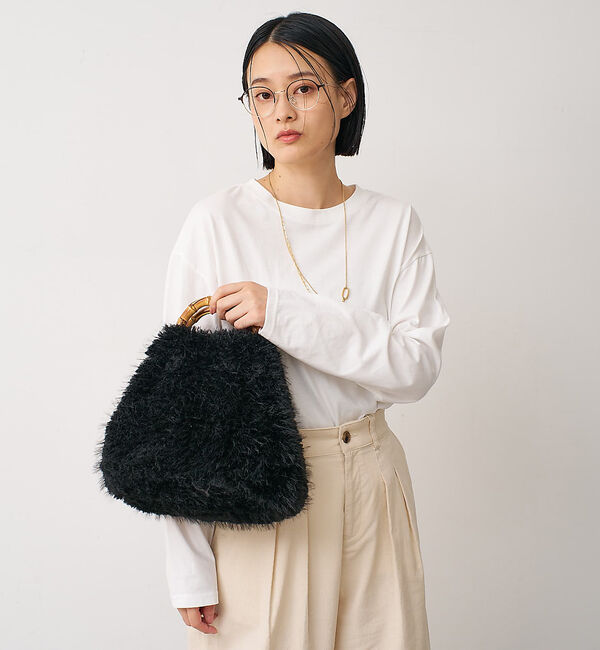 collex「【WEB限定】【EARTH MADE】ファーバンブートートバッグ」|トートバッグ|