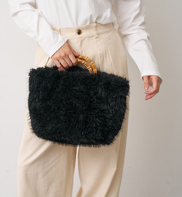 collex「【WEB限定】【EARTH MADE】ファーバンブートートバッグ」|トートバッグ|