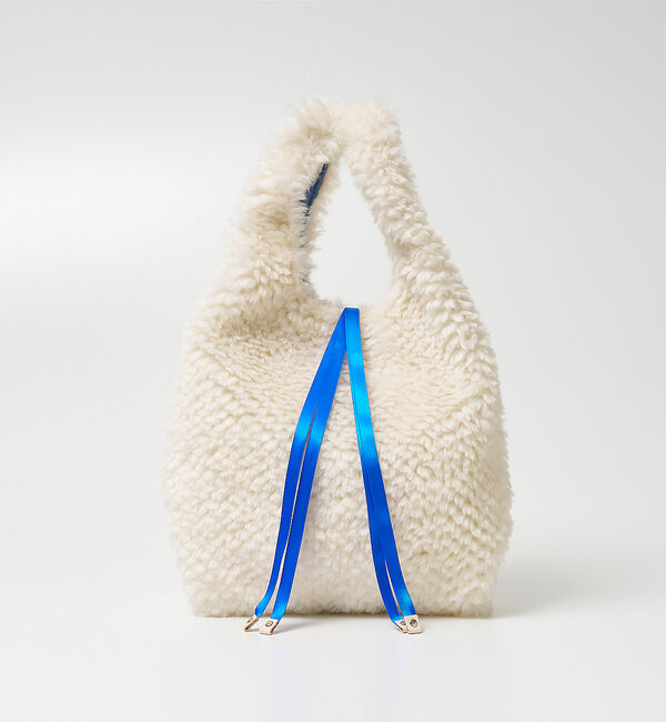 collex「【WEB限定】【EARTH MADE】ボア テープ マルシェバッグ」|ハンドバッグ|