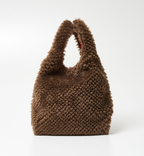 collex「【WEB限定】【EARTH MADE】ボア テープ マルシェバッグ」|ハンドバッグ|