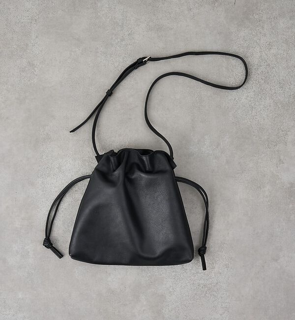 collex「レザーキンチャクポシェット ショルダーバッグ」|ショルダー・メッセンジャー|ブラック