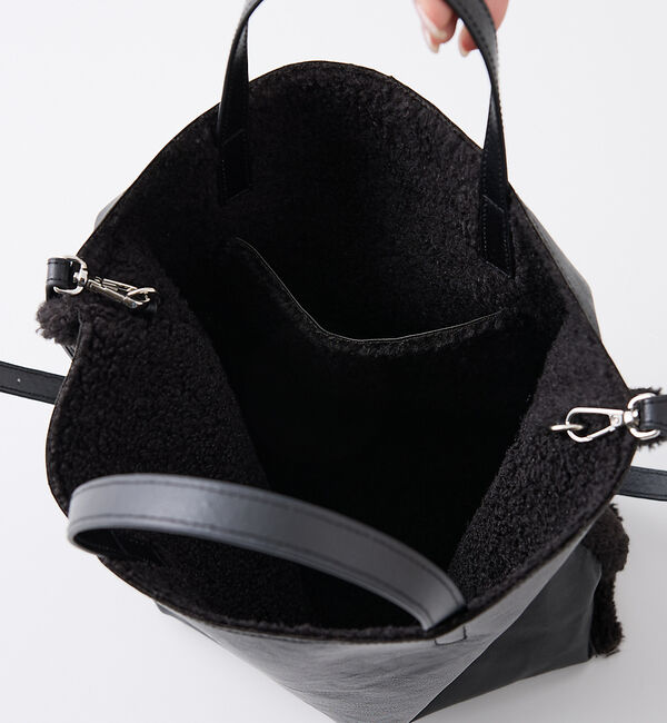 collex「2WAYリバーシブルボアトートバッグ」|トートバッグ|