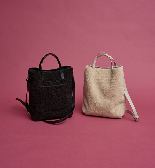 collex「2WAYリバーシブルボアトートバッグ」|トートバッグ|