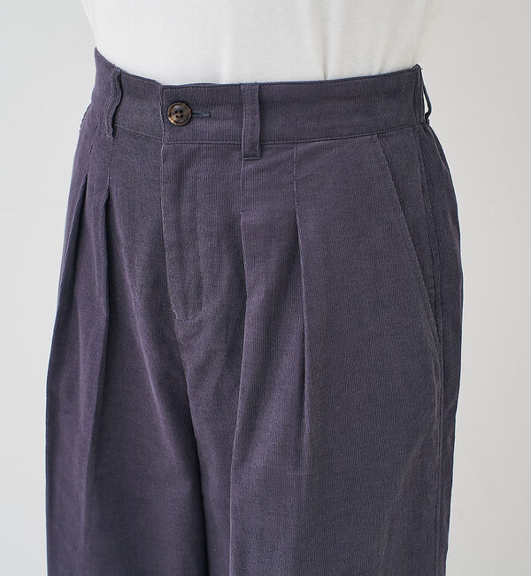 collex「コーデュロイWタックワイドパンツ」|その他|