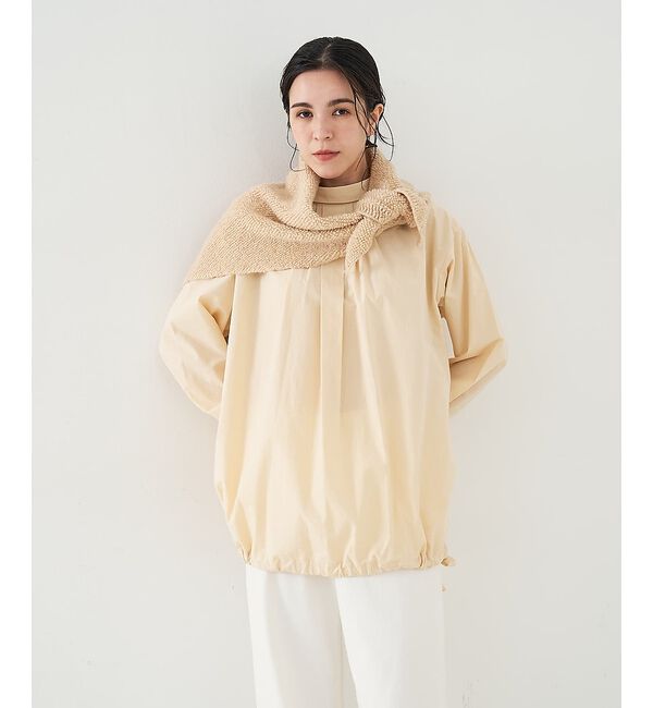 collex「トライアングルニットストール」|マフラー|アイボリー