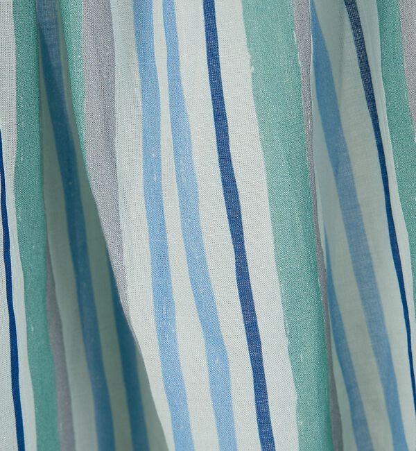 collex「ブロックプリント ユラギ ストライプブラウス【予約】」|シャツ・ブラウス|