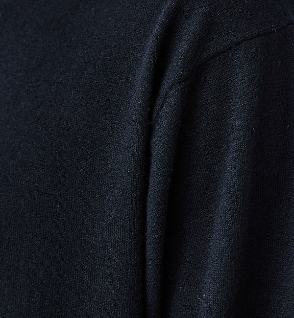 ABAHOUSE「【シルクの様な光沢】カシミヤ　モックネック　ニット」|ニット・セーター|