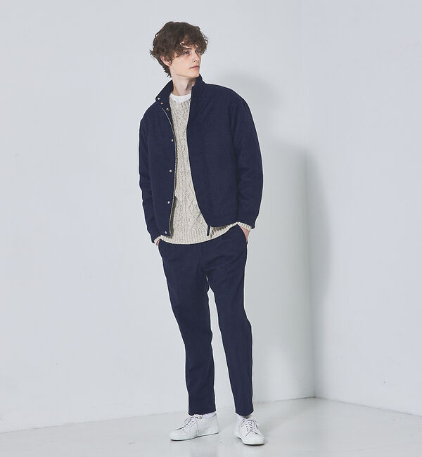 ABAHOUSE「【ECO PLANET】ケーブル編み プルオーバー ニット」|ニット・セーター|