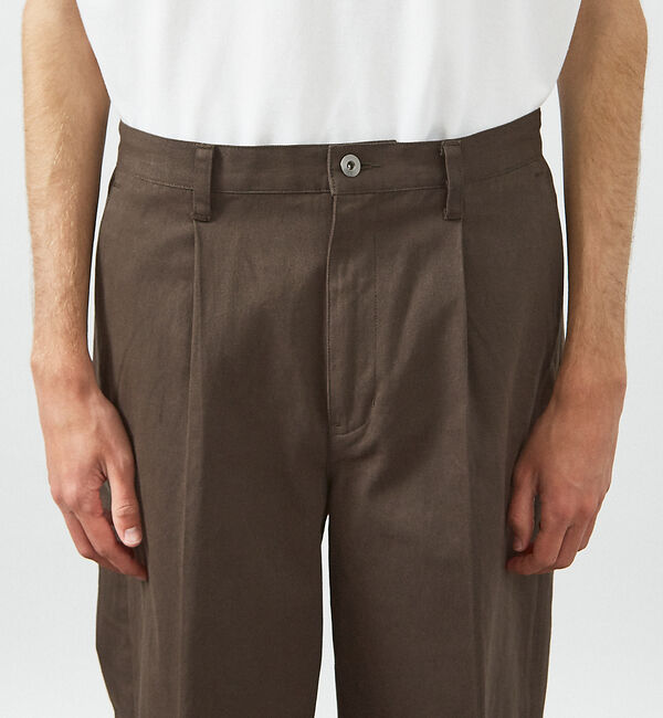 ABAHOUSE「1タック コットン ワイドトラウザーズ / ワイドパンツ」|その他|