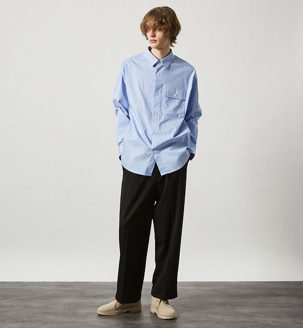 ABAHOUSE「クリア ストライプ レギュラーカラーシャツ」|シャツ・ブラウス|