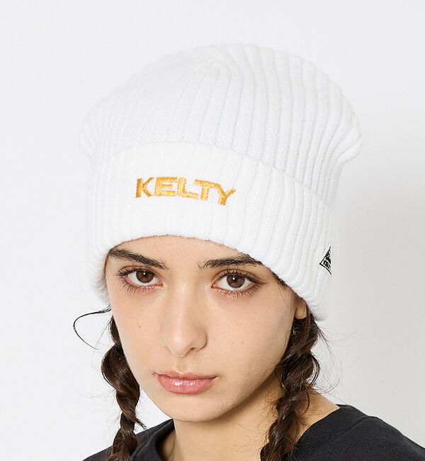 ABAHOUSE「【KELTY / ケルティ】Embroidery Logo Knit Cap /」|その他|ホワイト