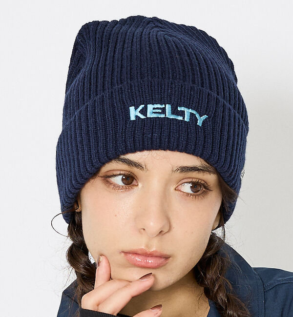 ABAHOUSE「【KELTY / ケルティ】Embroidery Logo Knit Cap /」|その他|ネイビー