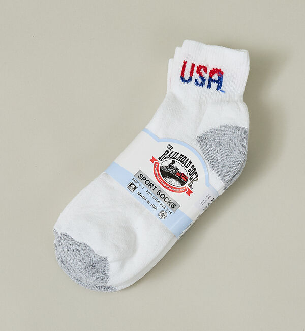 ABAHOUSE「【RAILROAD SOCK /レイルロードソック】 TEAM USAクォーター」|ソックス|