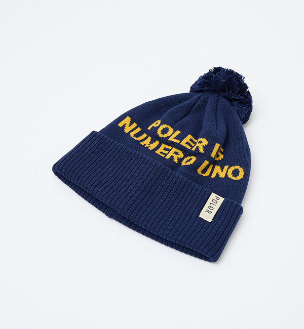 ABAHOUSE「【POLER / ポーラー】POM BEANIE / ポン ビーニー /ユニセッ」|その他|ネイビー