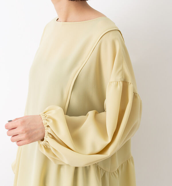 Rouge vif「【WEB限定】2WAY切り替えギャザーブラウス」|シャツ・ブラウス|