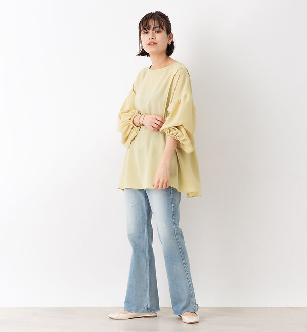 Rouge vif「【WEB限定】2WAY切り替えギャザーブラウス」|シャツ・ブラウス|