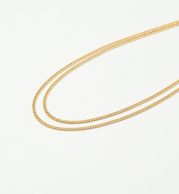 Rouge vif「2連チェーンネックレス」|ネックレス|