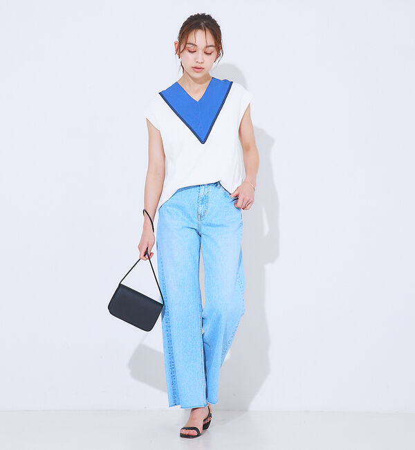 Rouge vif「Ｖネックニットベスト」|ベスト・ジレ|