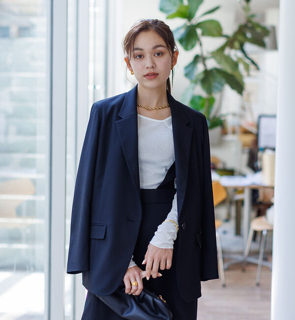 Rouge vif「ネックラインアシメシアーインナー」|Tシャツ・カットソー|