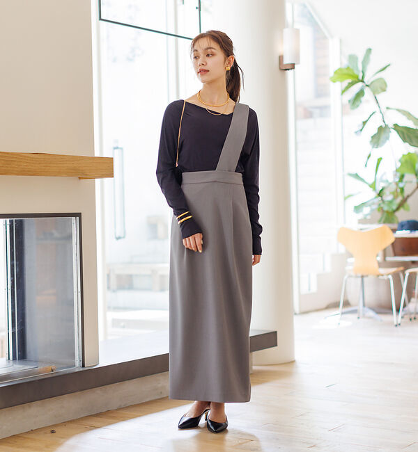 Rouge vif「ネックラインアシメシアーインナー」|Tシャツ・カットソー|