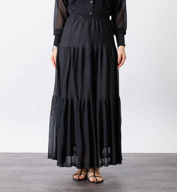 Rouge vif「【セットアップ対応】シアーティアードスカート」|スカート|