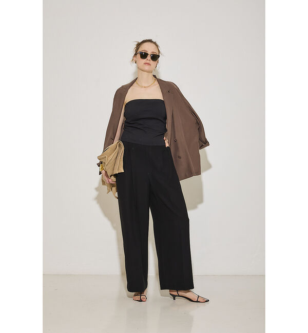 Rouge vif「パット付きベアトップサロペット」|オールインワン|